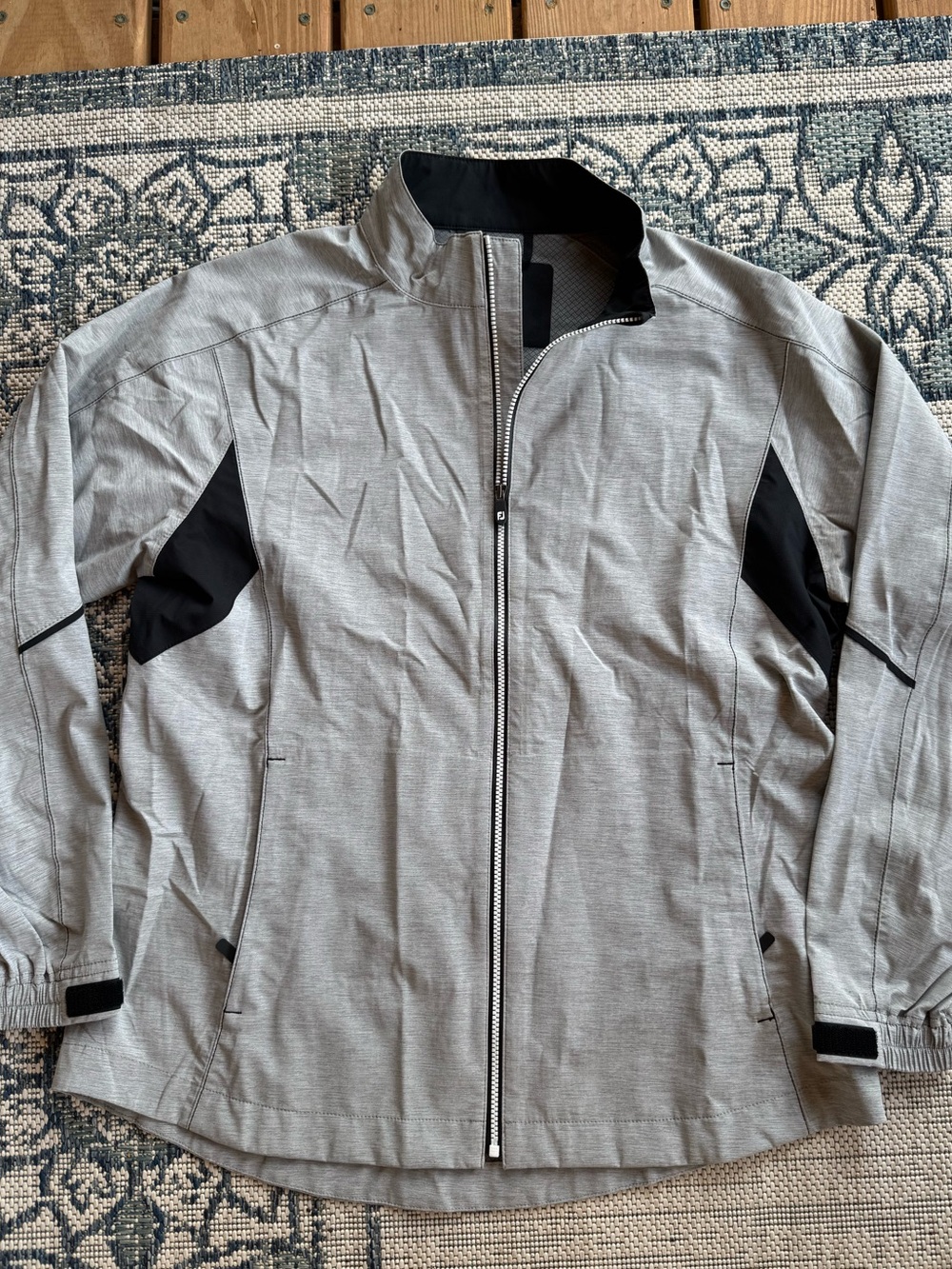 FootJoy Hydrolite Golf Rain Jacket Gray Size Large Womens
